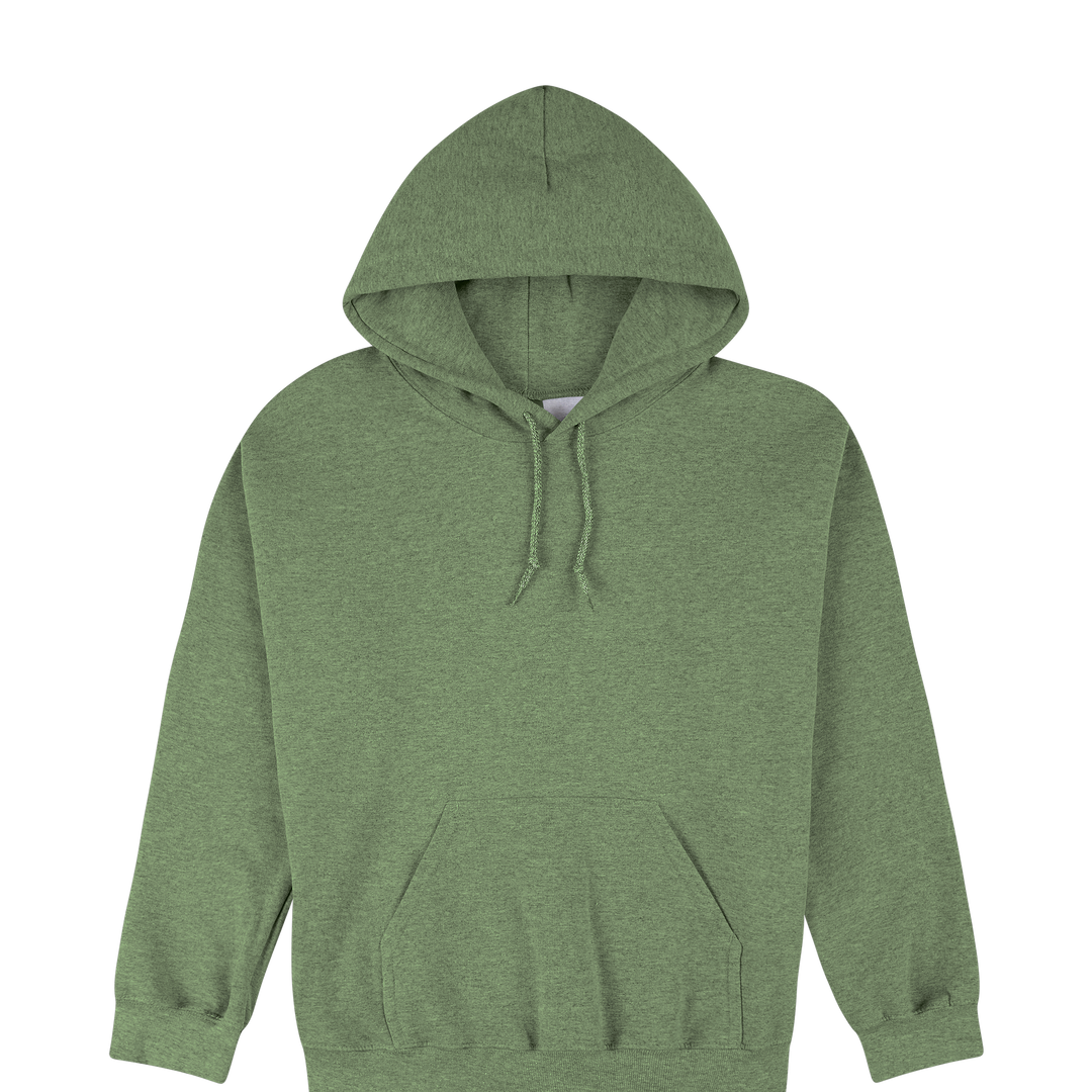 Gildan Men's Opaque Hoodie - Heather Sport Dark Maroon, Medium - 50/50 Cotton Polyester Blend